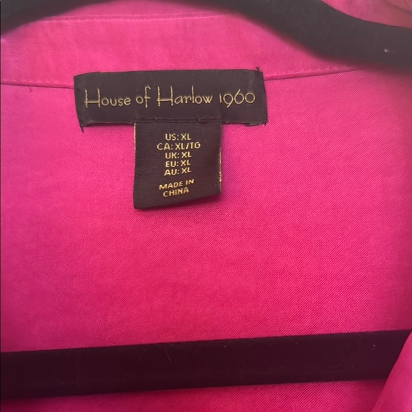 House of Harlow 1960 Pink Button Down Shirt - Picture 4 of 8